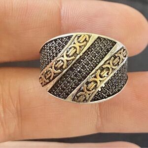 Turkish Handmade 925 Sterling Silver Men's Women's Ring 7.5 Gr